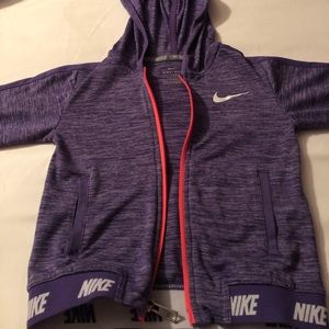 Little girls Nike dry fit jacket